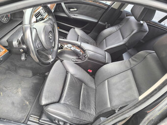 Bmw e60 Lci komfort černá kůže interiér - 3
