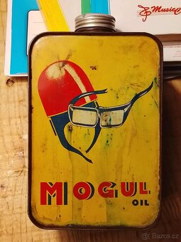 plechovka olej MOGUL OIL pro JAWA BMW DKW NSU MOBILOIL - 3