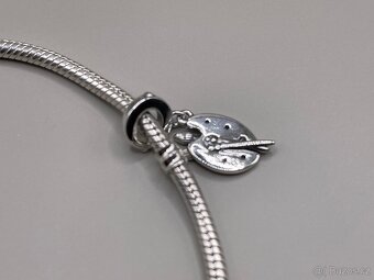 Stříbrný přívěsek č. 1 - malířská paleta - 3