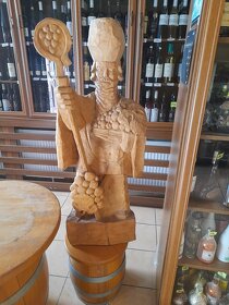 Dřevěná socha sv. Urban - Patron Vinařů - 3