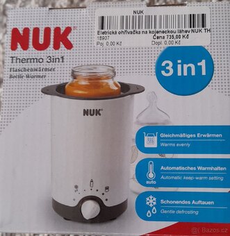 Elektrická ohřívačka na láhve NUK - 3