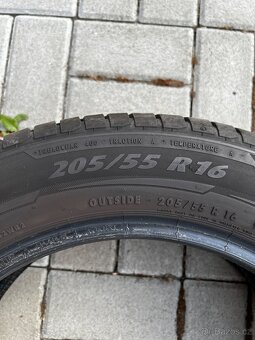 Prodám sadu letních pneu značky MATADOR 205/55 R16 - 3