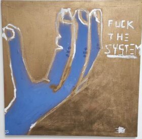 Obraz - What the fuck - Futuretro 1000 x 700mm - 3