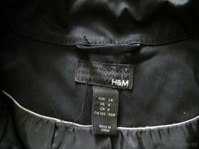 Černá bunda  H&M vel 34 - 3