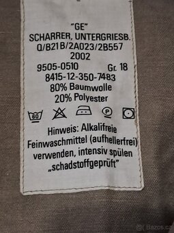Parka BW Bundeswehr Tropic, originál, 2002, velikost 18 - 3