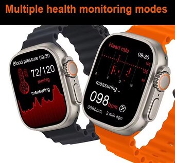 Chytré-sport hodinky WATCH ULTRA, 4,9cm, NFC, Android/iOS - 3