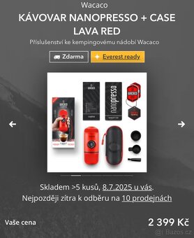 Cestovní kávovar Nanopresso Wacaco - 3