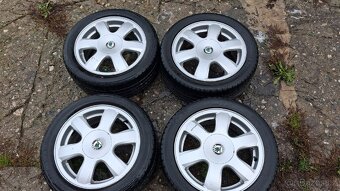 Alu kola R15, 5x100, Fabia letní 195/50 - 3