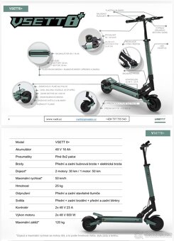 Elektrokolobezka Vsett8+ - 3