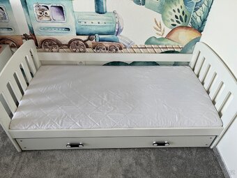 Dětská dřevěná postel 160x80 cm s úložným prostorem - 3