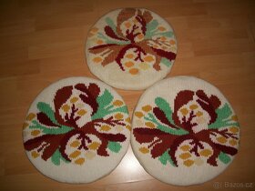 Ruční práce - obraz, závěs, podsedáky - 3