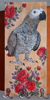 Ručně malovaný věšák – originál - 3