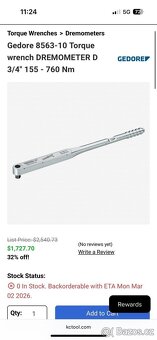 Momentový klíč RAHSOL DREMOMETER 0,5-5MKP - 3