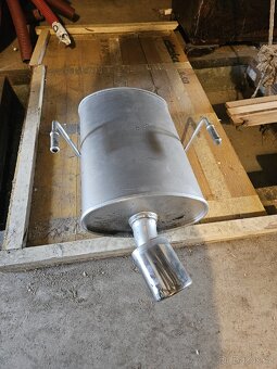 406 V6 - výfuk zadní tlumič - 3