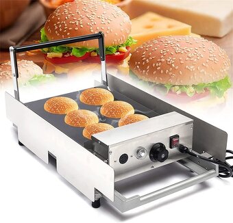 Elektrický hamburger gril (maso, pečivo, vejce) - 3