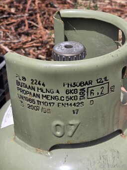 Propan butan lahev 6kg, prázdná - 3