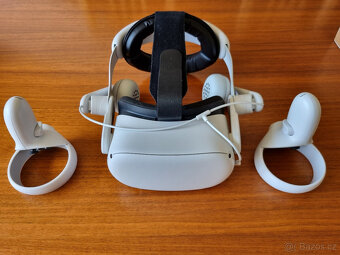 Meta Oculus QUEST 2 128 GB + KIWI design On-Ear Audio Strap - 3