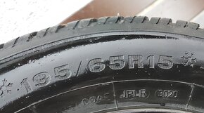 Zimní DUNLOP 195/65 R15 DOT 3020 HLAVNÍ PRODEJ DISKY - 3