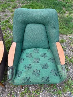 RETRO designová křesla - cena za obě 1.500,- - 3