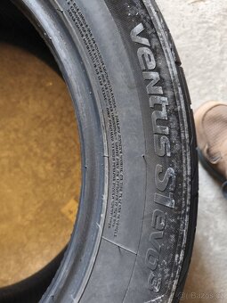 4 ks zánovní letní Hankook 225/50 R17 - 3