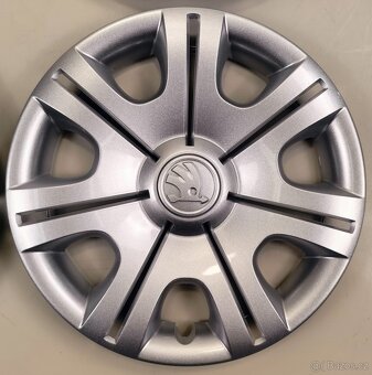 Poklice Škoda 14" 4ks - Nové, nepoužité - 3