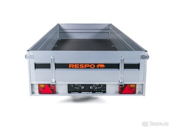 Nebržděný přívěsný vozík RESPO B150, 350x150 cm, 750 kg - 3