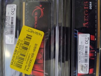 Paměti DDR4 2xG.Skill Aegis 16GB (1x16GB) 3200MHz - 3