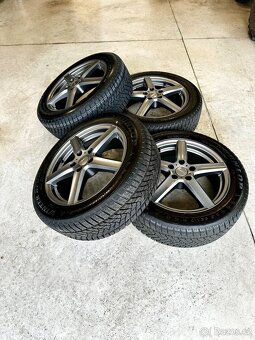 Zimní alu sada Dezent 5x112 R17 215/55 - 3