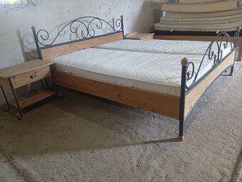 Kompletní stylová kovaná postel 180/200 - 3