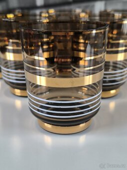 Sada 6ti starožitných skleniček na whisky - 3