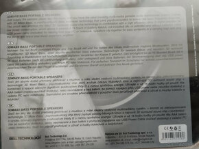 Přenosné repro Emgeton IX Sound 5 - 3