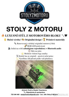 STOLY Z MOTORU - 3