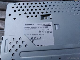 autorádio Sony XR-CA370 - 3