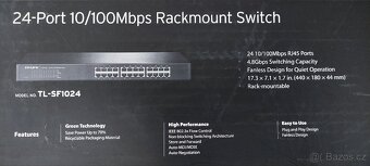 Nový TP-LINK TL-SF1024
24portový rackový switch - 3