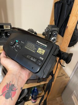 Retro foto a video set – Flexaret + Polaroid + VHS kamera - 3