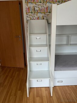 Poschoďová postel s úložným prostorem - 3
