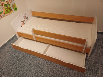 Dětská postýlka 70x160 se zábranou - 3