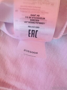 Gant white  contrast logo t-shirt - 3