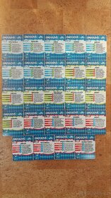 Kartičky Šmoulové, plastové, 3D efect - 3