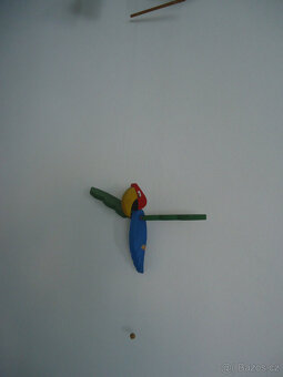 Dřevěná hračka - papoušek - 3