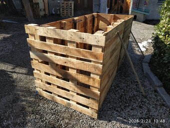 Palety - vyvýšený záhon - 3