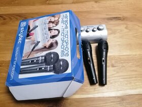 Mikrofony + mixér - karaoke - 3