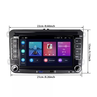 Android 2DIN 7 " Autoradio VW/Seat/SKODA CARPLAY/Wifi/BT/RD - 3