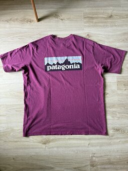 fialové tričko Patagonia, vel. XL - 3