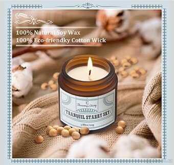 Dárková krabička se 4ks svíček - 3