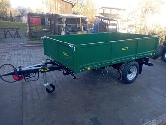 kára, vlek, přívěs, návěs za traktor DEZA 5000 nový - 3