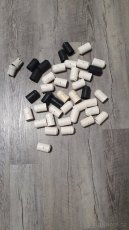 Lustrové plastové objímky E27+žárovky E27/60W/75W - 3