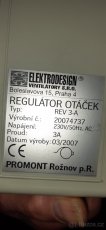 5-stupňový regulátor otáček typ REV 3-A - 3