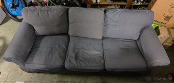 2x 3místná pohovka ikea - 3