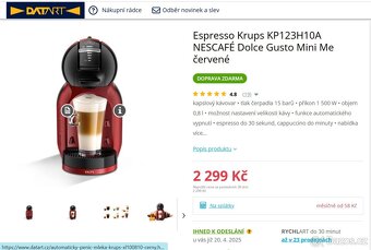 Kapslový kávovar KRUPS Nescafé Dolce Gusto - 3